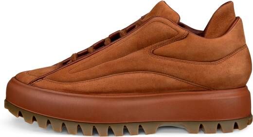 ECCO Street Ace RAL7000 M Heren nubuck sneaker Bruin Size: 45 (UK 10.5-11)