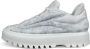 ECCO Street Ace RAL7000 W Dames leren sneaker Wit Size: 40 (UK 6.5-7) - Thumbnail 1