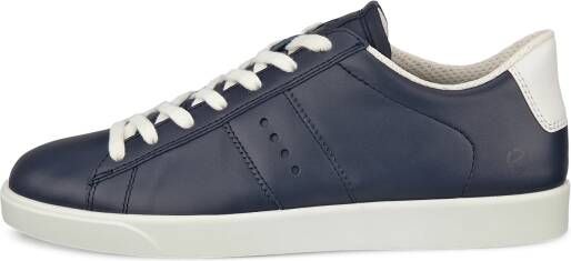 ECCO Street Lite W Dames leren sneaker Marineblauw Size: 36 (UK 3.5-4)