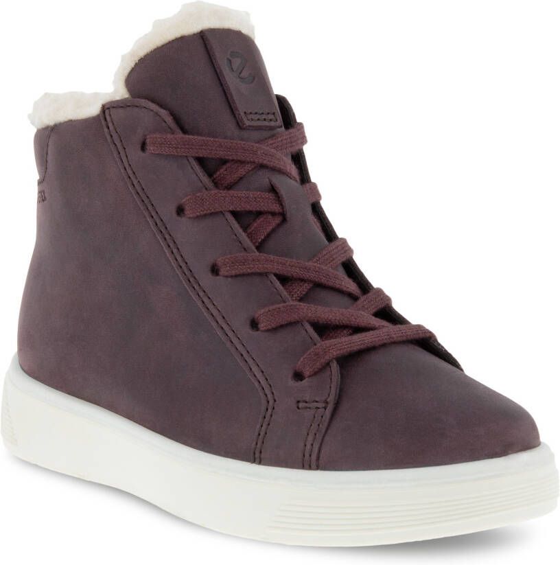 ECCO Street Tray K Kinderen nubuck Gore-Tex schoen Bordeauxrood Size: 37 (UK 4-4.5)