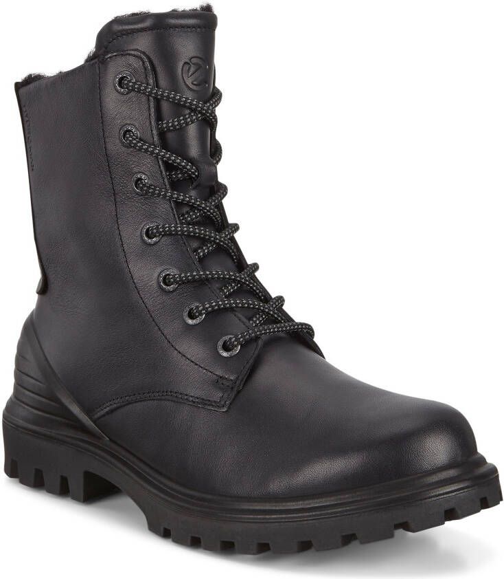 ECCO Tredtray K Kinderen leren veterboot Zwart Size: 40 (UK 6.5-7)