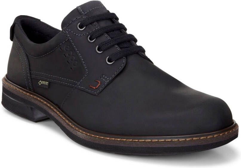 ECCO Turn Heren nubuck Gore-Tex derby schoen Zwart Size: 40 (UK 6.5-7)