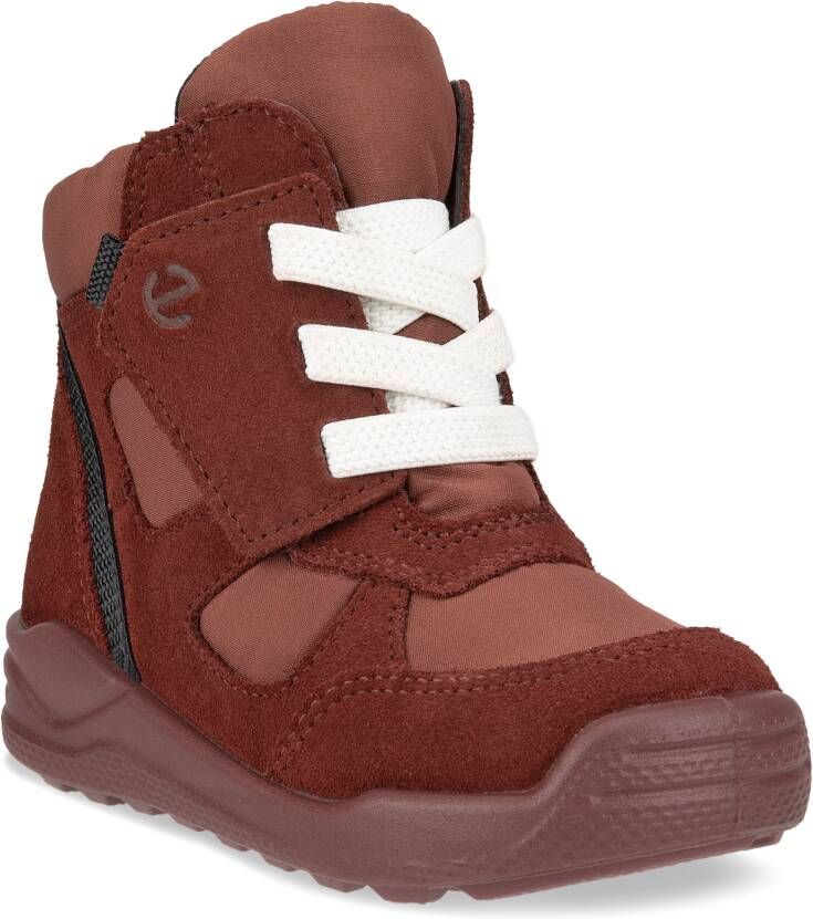 ECCO Urban Mini Kinderen suède enkellaars Rood Size: 23 (UK 6-6.5)