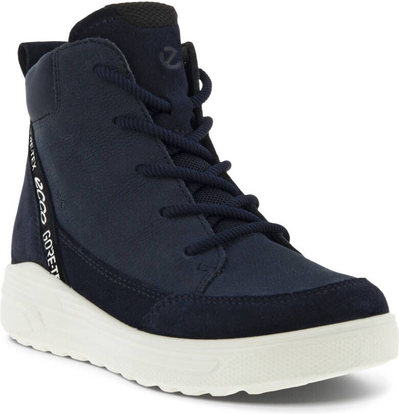 ECCO Urban Snowboarder Kinderen winterlaars van nubuck met Gore-Tex Marineblauw Size: 31 (UK 12.5-13)