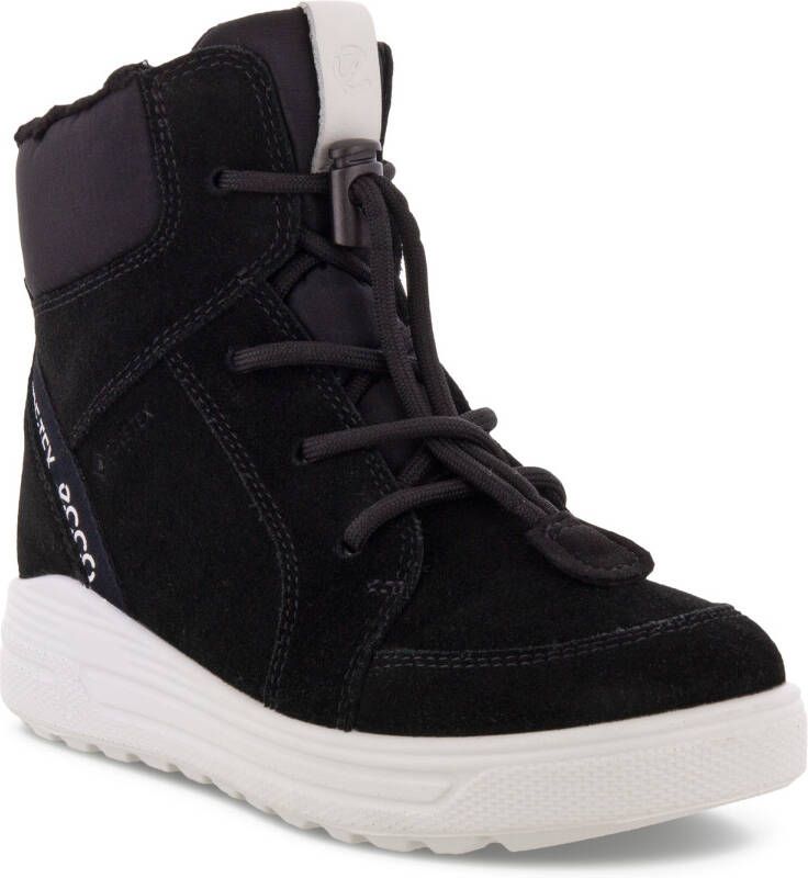 ECCO Urban Snowboarder Kinderen suède winterlaars met Gore-Tex Zwart Size: 31 (UK 12.5-13)