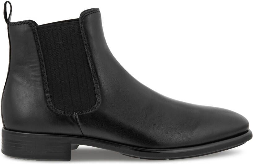 ECCO Citytray Heren leren Chelsea boot Zwart Size: 45 (UK 10.5-11)