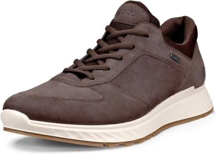 ECCO Exostride M Heren nubuck sneaker met Gore-Tex Bruin Size: 40 (UK 6.5-7)