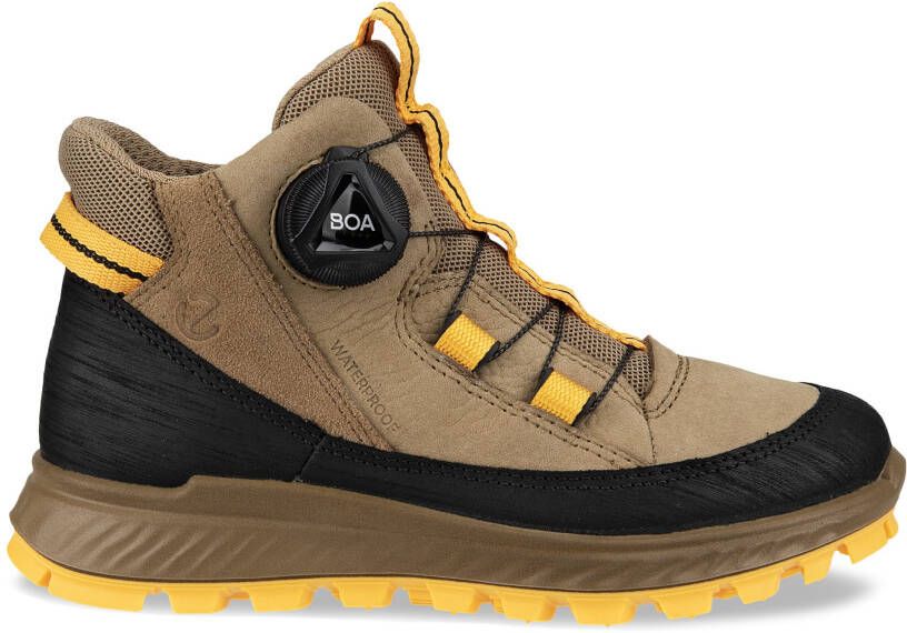 ECCO Exostrike Kids Kinderen waterdichte halfhoge outdoorboot van nubuck Bruin Size: 27 (UK 9.5)