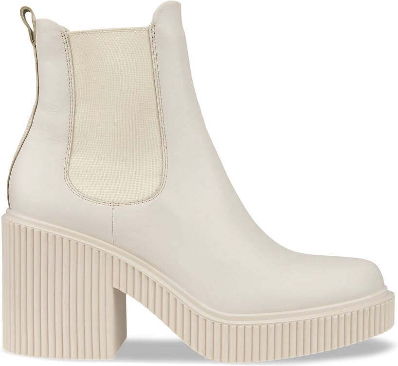 ECCO Fluted Heel Beige