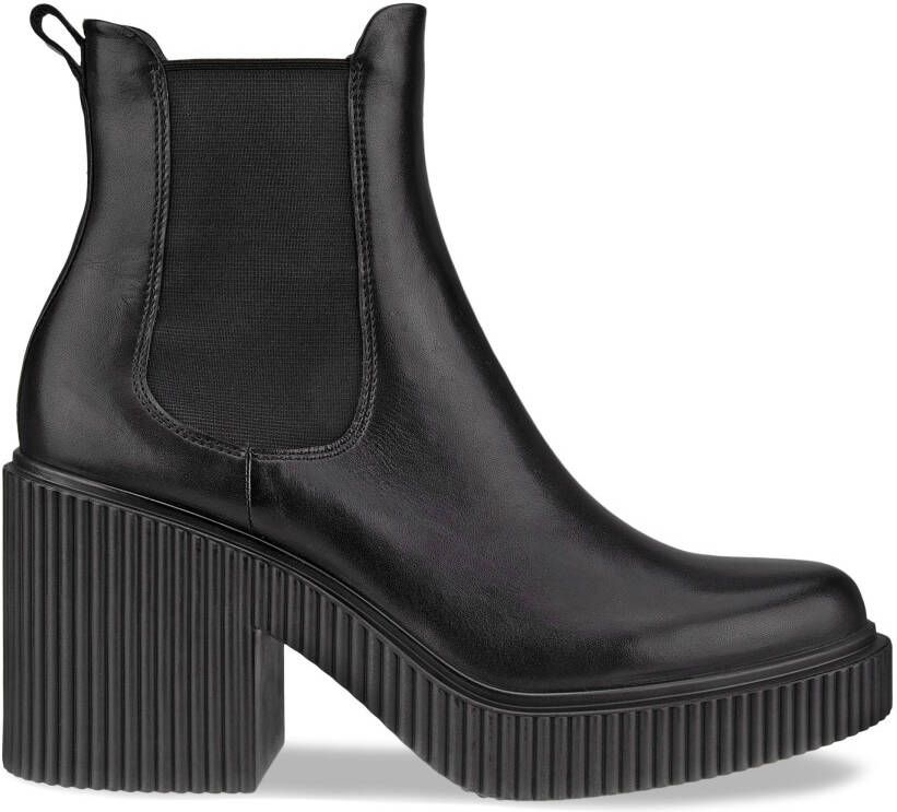 ECCO Fluted Heel Zwart