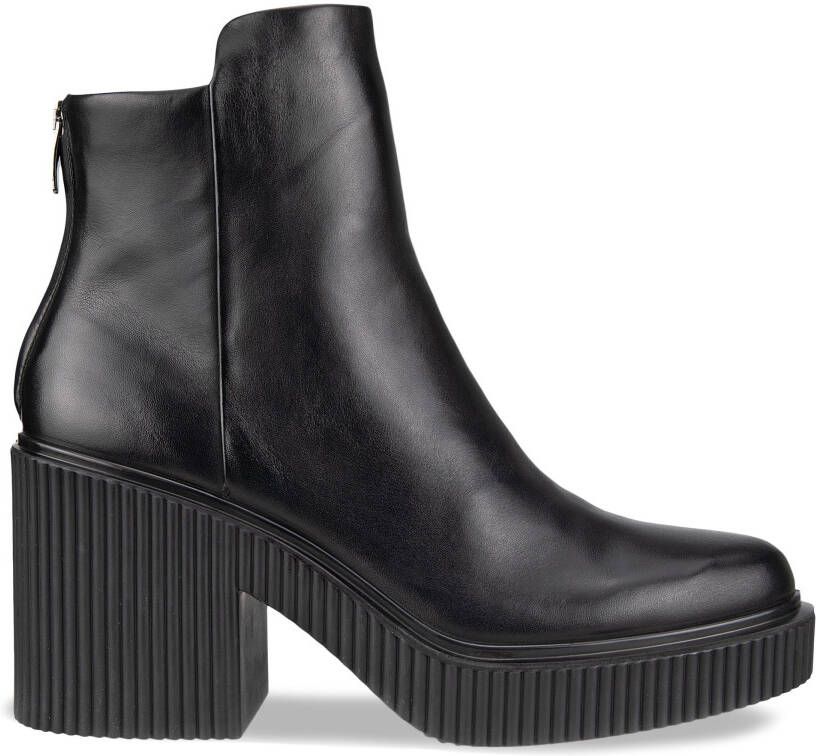 ECCO Fluted Heel Zwart