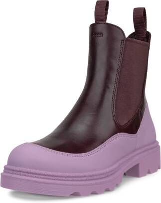 ECCO Grainer K Kinderen leren Chelsea boot Purper Size: 27 (UK 9.5)