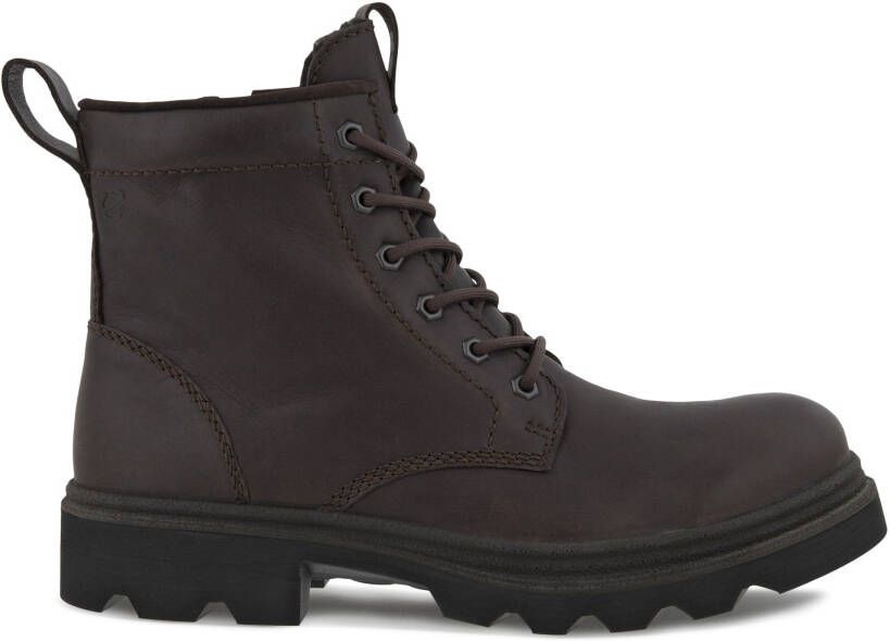 ECCO Grainer M Heren leren veterlaars Bruin Size: 40 (UK 6.5-7)