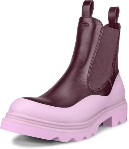 ECCO Grainer W Dames leren Chelsea boot Purper Size: 37 (UK 4.5)