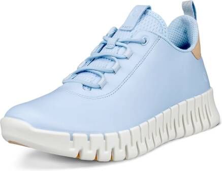 ECCO Gruuv W Dames leren sneaker Blauw Size: 35 (UK 2.5-3)