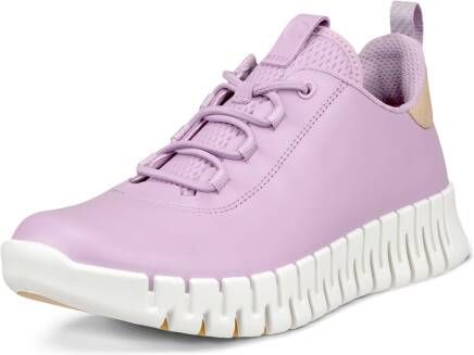 ECCO Gruuv W Dames leren sneaker Purper Size: 35 (UK 2.5-3)