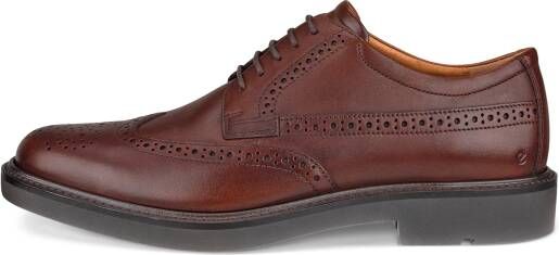 ECCO Metropole London Heren leren schoen met brogue Bruin Size: 41 (UK 7.5)