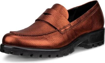 ECCO Modtray W Dames leren loafer Bruin Size: 36 (UK 3.5-4)