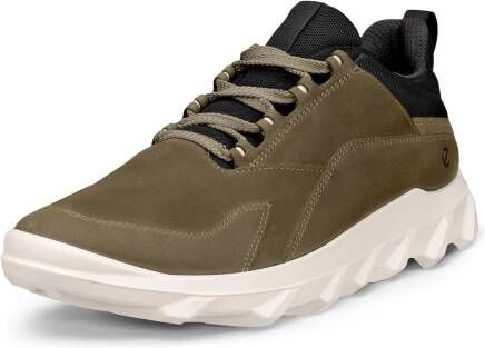 ECCO MX M Heren nubuck sneaker Groen Size: 39 (UK 6)