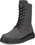 ECCO Nouvelle Dames leren veterlaars Grijs Size: 38 (UK 5-5.5) - Thumbnail 2