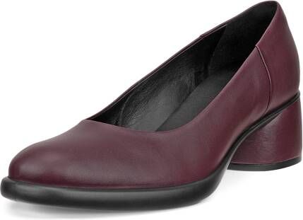 ECCO Sculpted LX 35 Dames leren pump met blokhak Purper Size: 35 (UK 2.5-3)