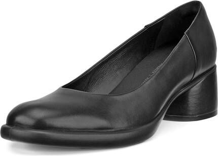 ECCO Sculpted LX 35 Dames leren pump met blokhak Zwart Size: 37 (UK 4.5)