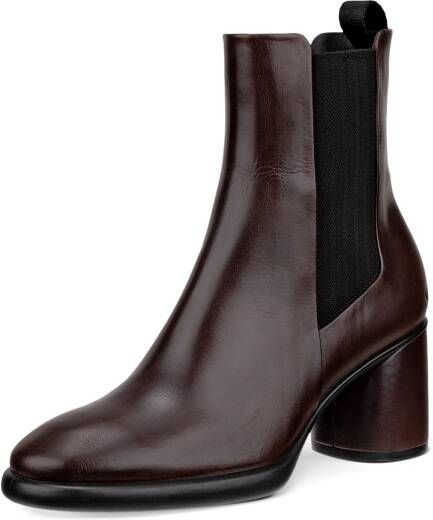 ECCO Sculpted LX 55 Dames leren Chelsea boot met hak Bruin Size: 37 (UK 4.5)