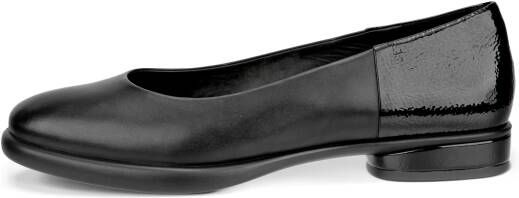 ECCO Sculpted LX Dames leren ballerina Zwart Size: 37 (UK 4.5)