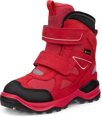 ECCO Snow Mountain Kinderen winterlaars van nubuck met Gore-Tex Rood Size: 30 (UK 12)