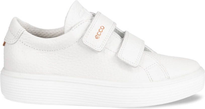 ECCO Soft 60 K Kinderen leren sneaker Wit Size: 28 (UK 10-10.5)