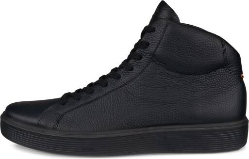 ECCO Soft 60 M Heren hoge leren sneaker Zwart Size: 41 (UK 7.5)