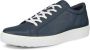 ECCO Soft 60 M Heren leren sneaker Marineblauw Size: 45 (UK 10.5-11) - Thumbnail 2