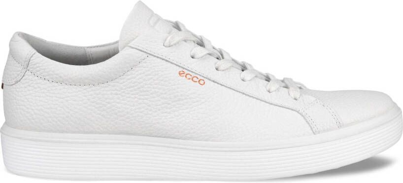 ECCO Soft 60 M Heren leren sneaker Wit Size: 40 (UK 6.5-7)