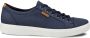 ECCO Soft 7 M Heren nubuck sneaker Blauw Size: 45 (UK 10.5-11) - Thumbnail 2