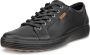 ECCO Soft 7 M Heren leren sneaker Zwart Size: 45 (UK 10.5-11) - Thumbnail 2