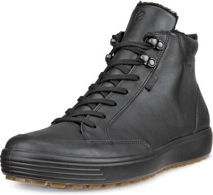 ECCO Soft 7 Tred M Heren halfhoge leren laars met Gore-Tex Zwart Size: 39 (UK 6)