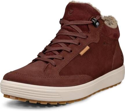 ECCO Soft 7 Tred W Dames halfhoge laars van nubuck met Gore-Tex Bruin Size: 35 (UK 2.5-3)