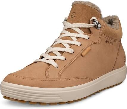 ECCO Soft 7 Tred W Dames halfhoge laars van nubuck met Gore-Tex Bruin Size: 35 (UK 2.5-3)