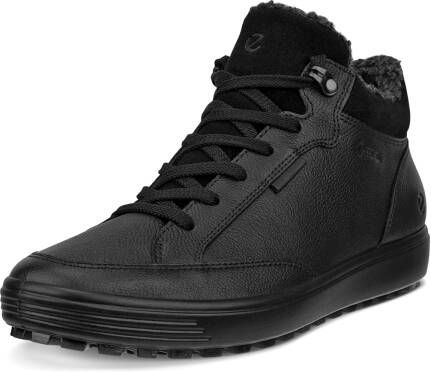 ECCO Soft 7 Tred W Dames halfhoge laars van nubuck met Gore-Tex Zwart Size: 38 (UK 5-5.5)