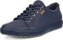 ECCO Soft 7 W Dames leren sneaker Blauw Size: 35 (UK 2.5-3) - Thumbnail 2