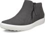 ECCO Soft 7 W Dames nubuck enkellaarsje met rits Grijs Size: 36 (UK 3.5-4) - Thumbnail 2