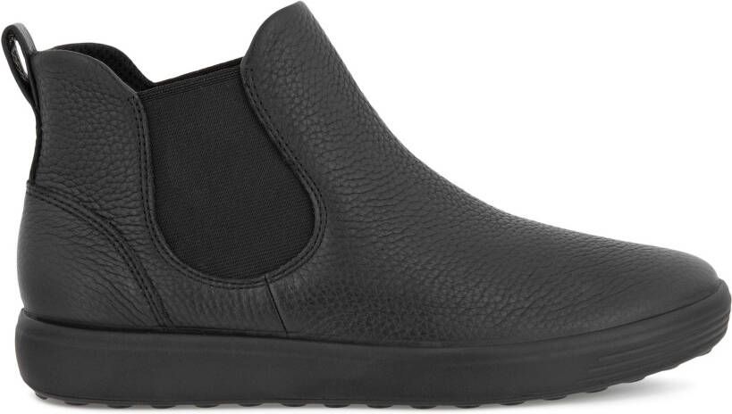 ECCO Soft 7 W Dames leren Chelsea boot Zwart Size: 36 (UK 3.5-4)