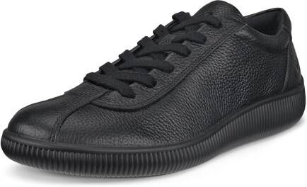 ECCO Soft Zero M Heren leren sneaker Zwart Size: 43 (UK 9-9.5)