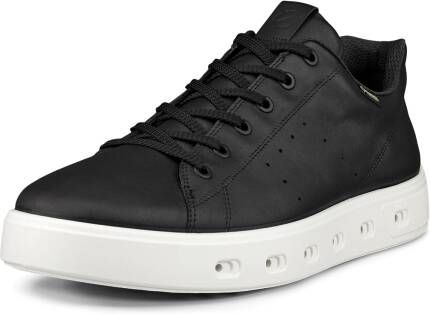 ECCO Street 720 M Heren leren sneaker met Gore-Tex Zwart Size: 39 (UK 6)