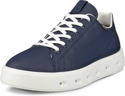 ECCO Street 720 W Dames leren sneaker met Gore-Tex Marineblauw Size: 37 (UK 4.5)