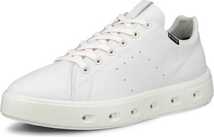 ECCO Street 720 W Dames leren sneaker met Gore-Tex Wit Size: 37 (UK 4.5)