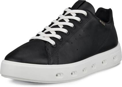 ECCO Street 720 W Dames leren sneaker met Gore-Tex Zwart Size: 37 (UK 4.5)