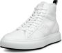 ECCO Street Ace M Heren hoge leren sneaker Wit Size: 42 (UK 8-8.5) - Thumbnail 2