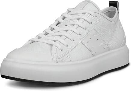 ECCO Street Ace W Dames leren sneaker Wit Size: 35 (UK 2.5-3)