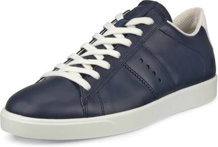 ECCO Street Lite W Dames leren sneaker Marineblauw Size: 36 (UK 3.5-4)